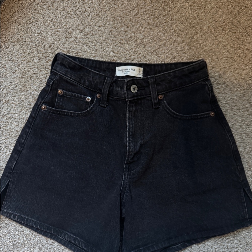 Abercrombie & Fitch Dark Jean Shorts